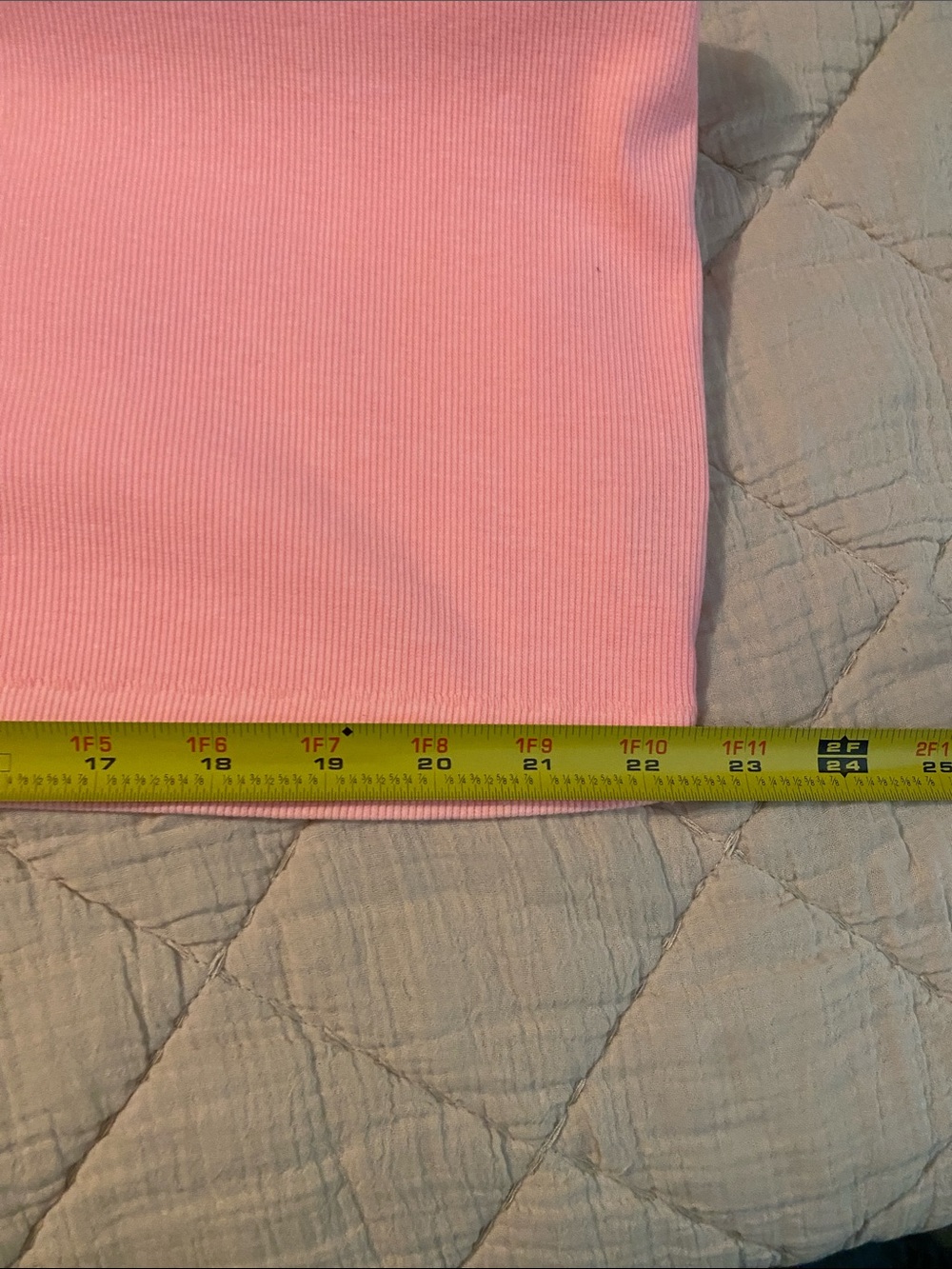 Universal Thread Coral Ribbed Tank Top - Picture 9 of 9